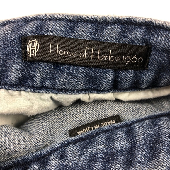 House of Harlow 1960 - Jean shorts - Braided Waist - Picture 6 of 8